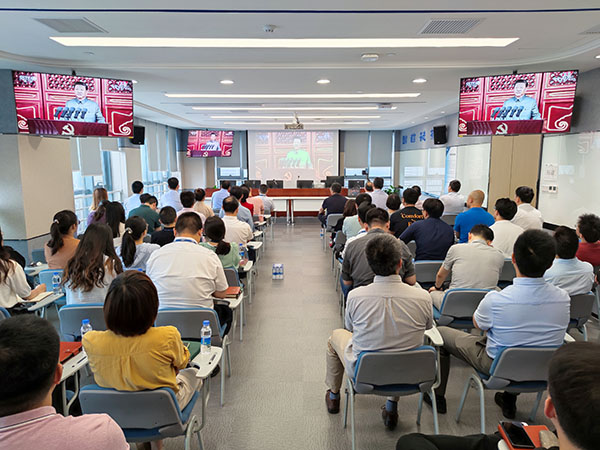 奮斗百年路 啟航新征程 - 技術公司黨支部組織全體黨員收看慶祝中國共產(chǎn)黨成立100周年大會盛況